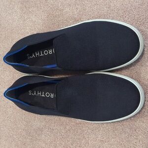 Rothy’s Black Slip On Sneakers Size 9